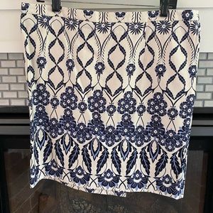 Lila Rose floral patterned pencil skirt